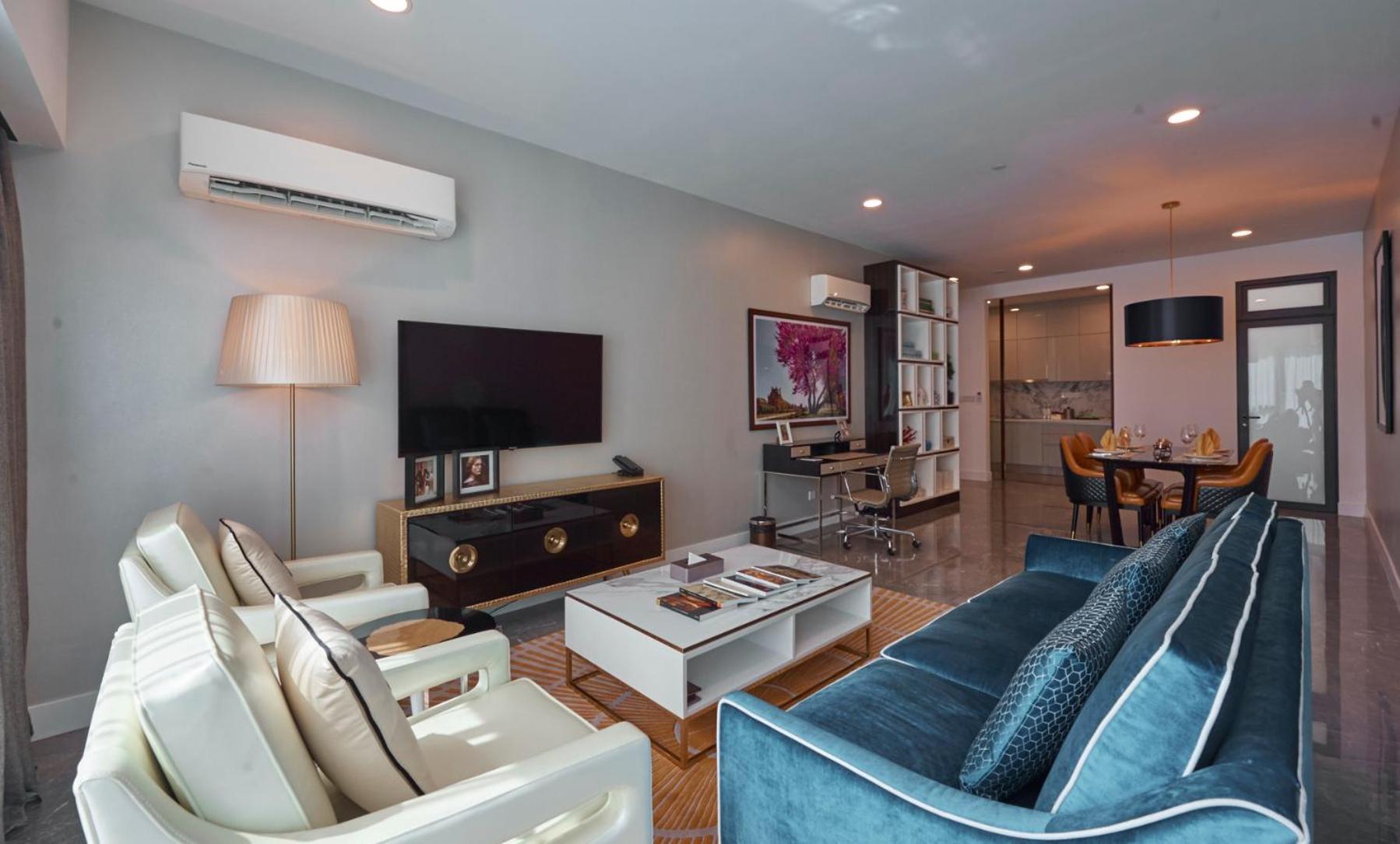 The Face Style Hotel Kuala Lumpur Exterior foto A living room in a condominium