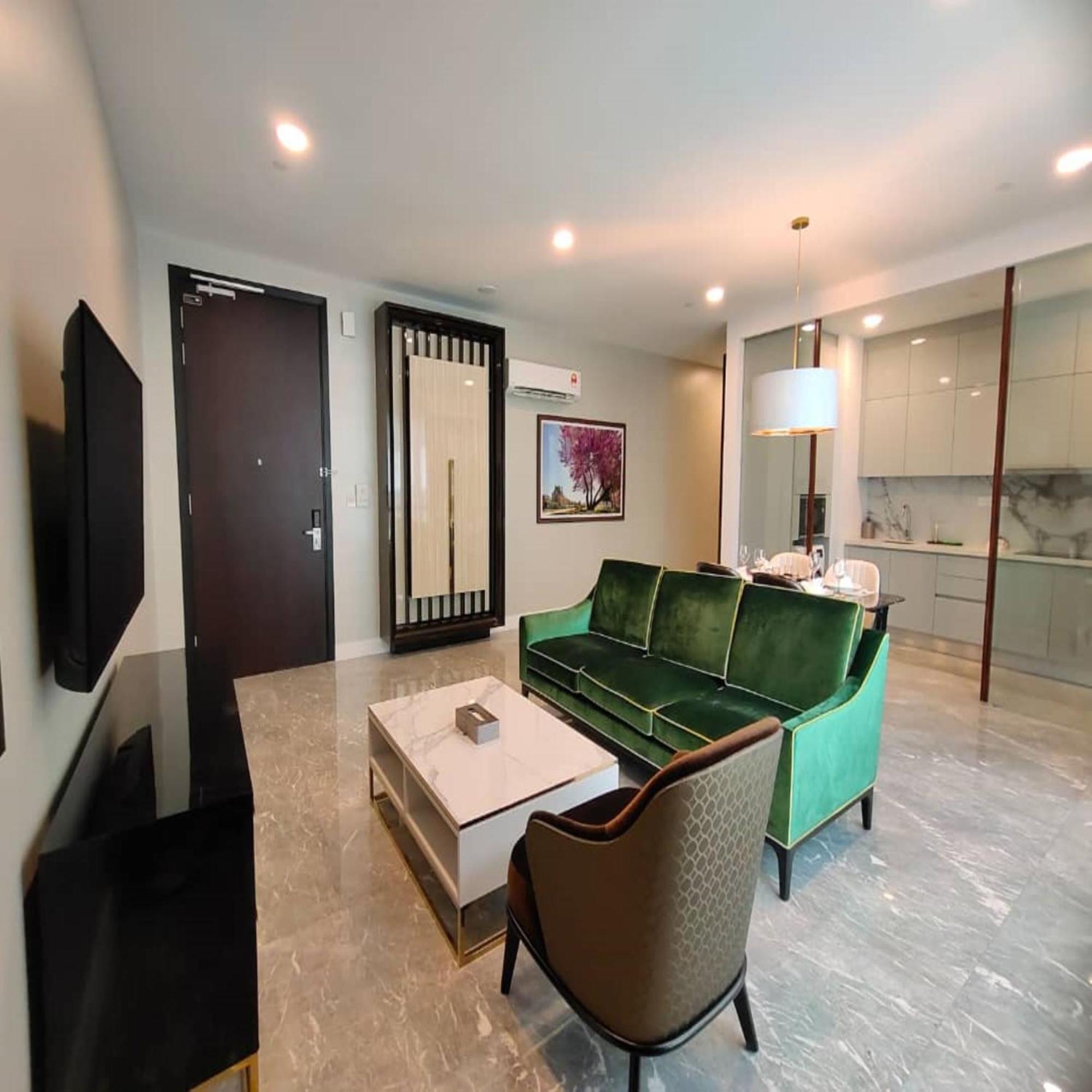 The Face Style Hotel Kuala Lumpur Exterior foto A living room in a serviced apartment in Singapore